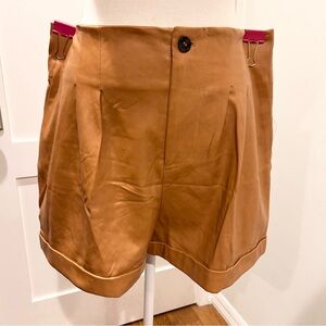 7 For All Mankind Faux Leather Shorts